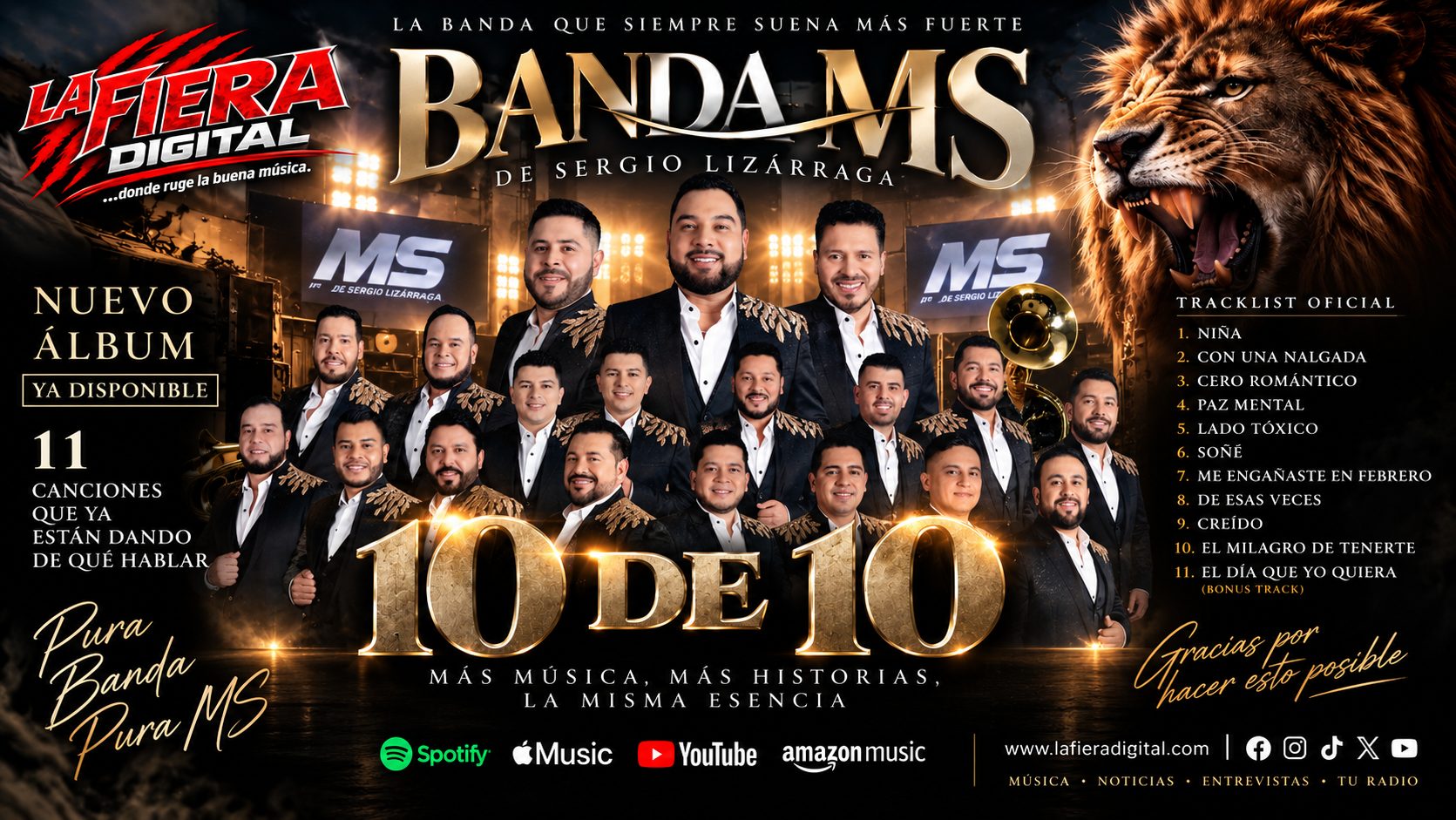 Banda MS estrena 10 de 10