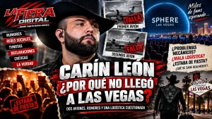 Carín León Las Vegas: polémica por concierto cancelado, fallas de aviones y rumores