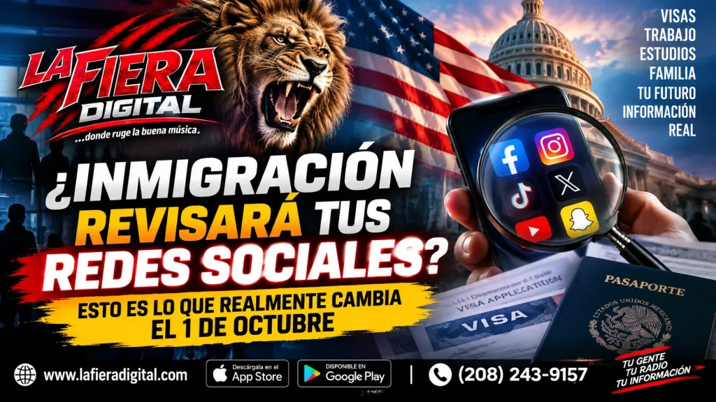 EE.UU. amplía revisión de redes sociales para solicitantes de visas desde octubre de 2026