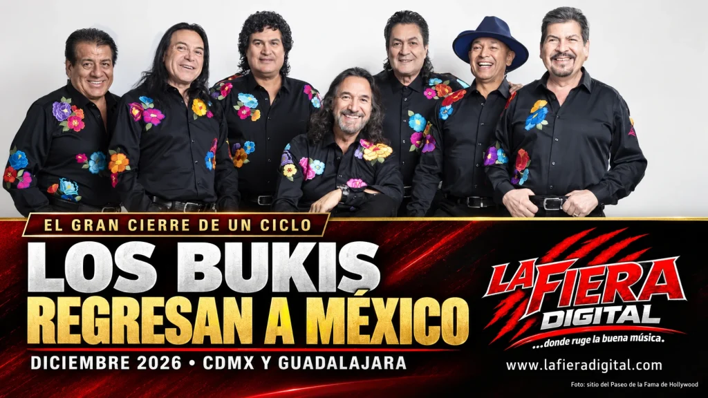 Los Bukis anuncian su regreso a México con conciertos en CDMX y Guadalajara en diciembre de 2026