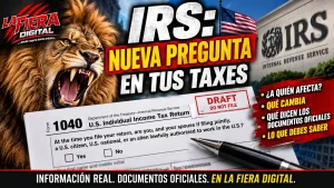 IRS prepara nueva pregunta sobre ciudadanía y autorización de trabajo en el Formulario 1040 de 2026