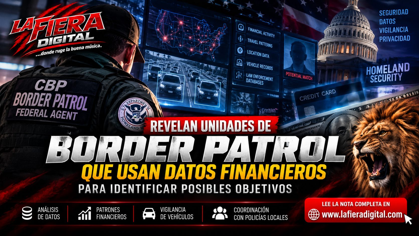 Investigación sobre equipos de Border Patrol y análisis de datos financieros