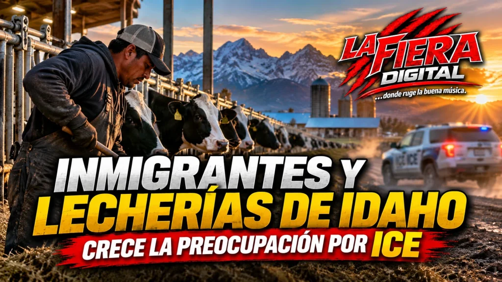 Trabajador en una lechería de Idaho ante preocupación por acciones de ICE