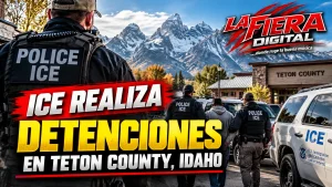 Agentes de ICE realizan detenciones en Teton County, Idaho, durante operativos migratorios