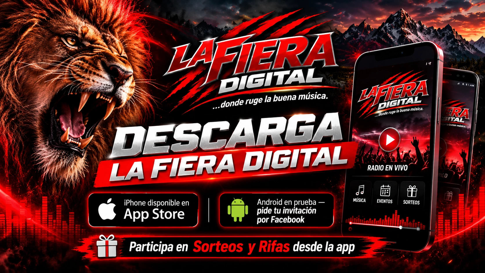 Descarga la app de La Fiera Digital para iPhone y Android y participa en sorteos y rifas
