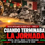 Vida mexicana en los campamentos de Idaho con música, bailes, boxeo y trabajadores mexicanos