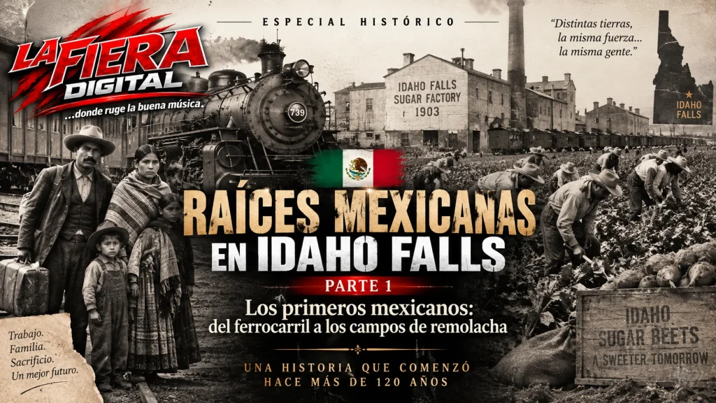 Primeros mexicanos en Idaho Falls trabajando en el ferrocarril y campos de betabel